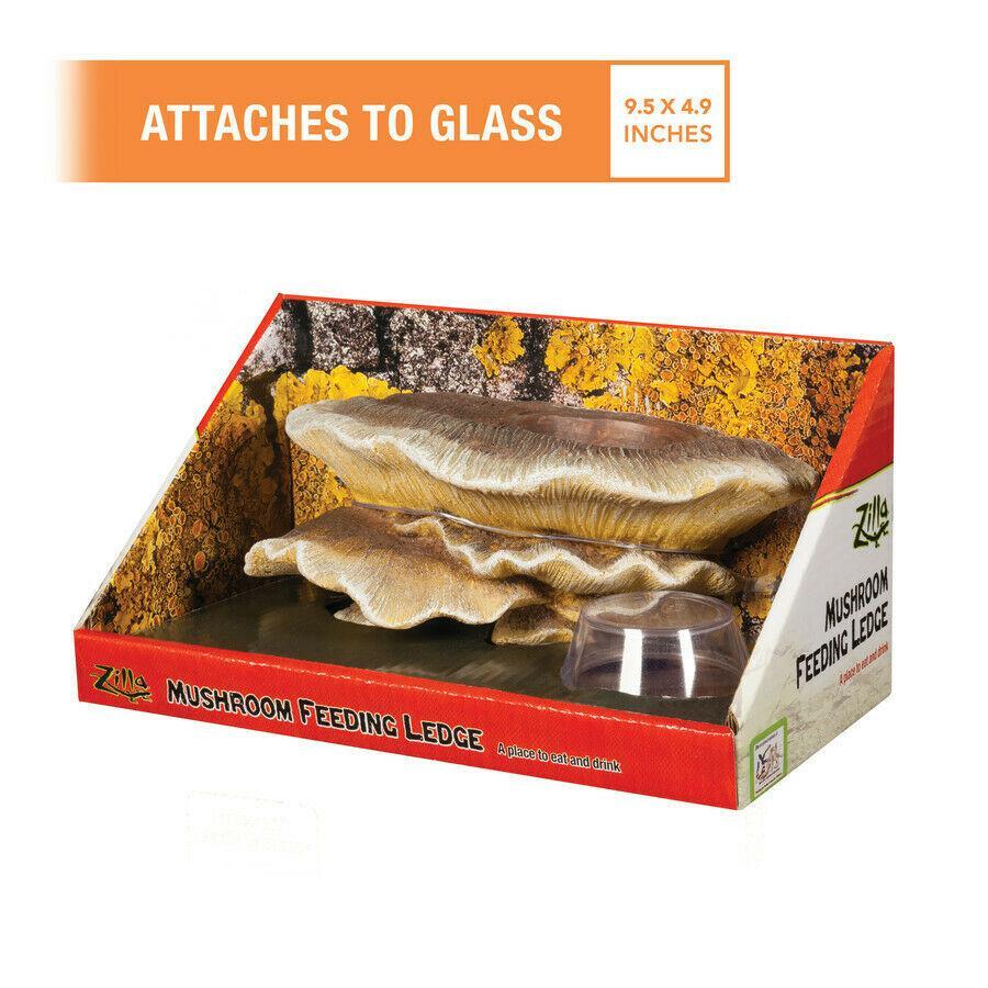 Zilla Vertical Décor Mushroom Feeding Ledge The Creature Room